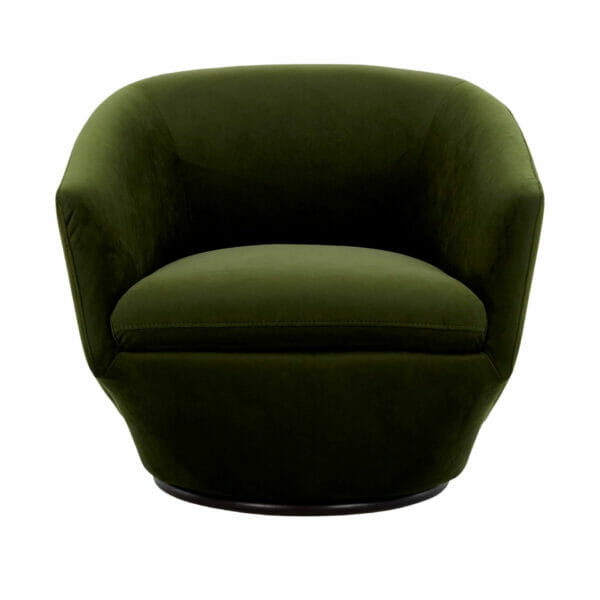 olive velvet swivel armchair budget friendly barrel living room round chair designer lookalike