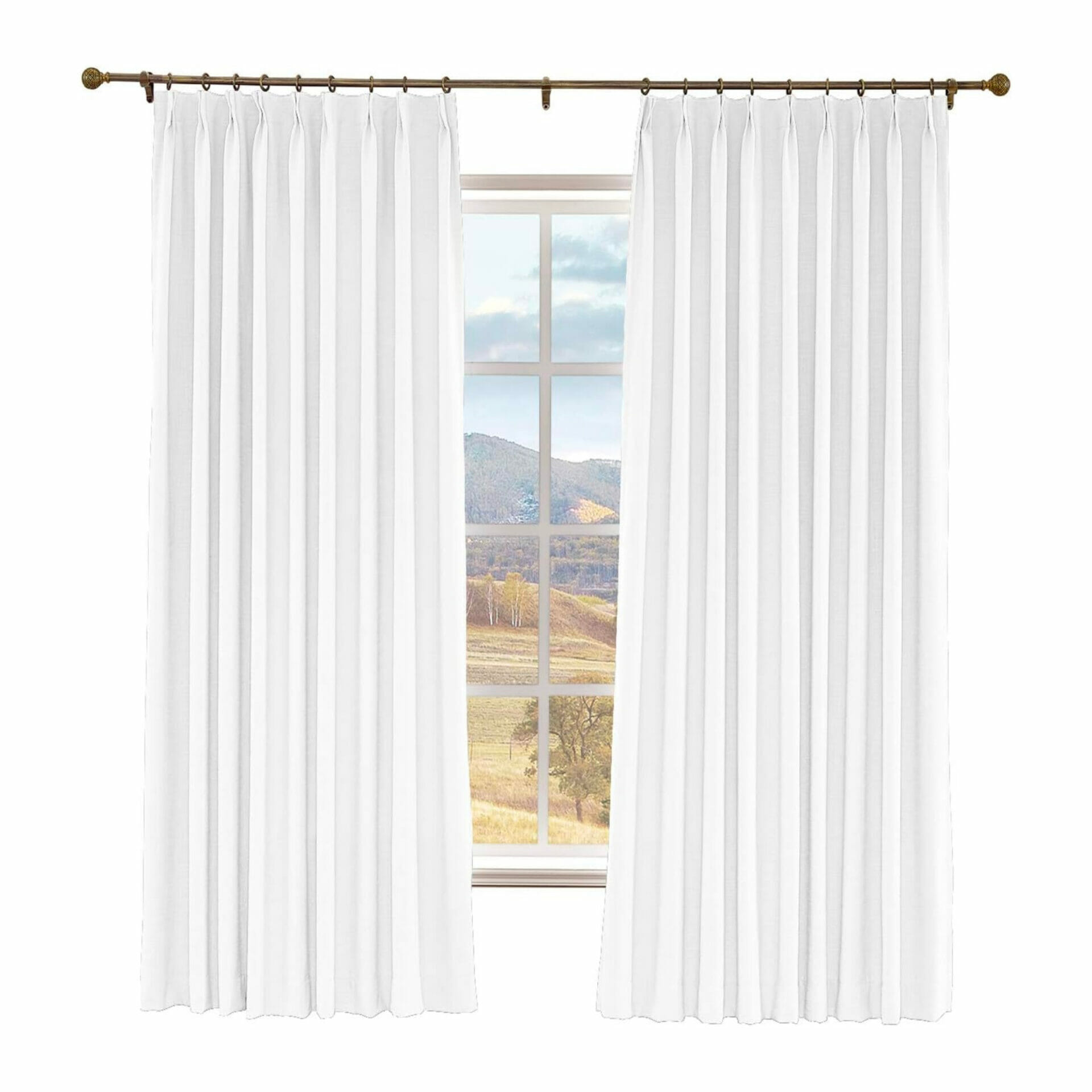 linen velvet blackout sheer curtain panel affordable window treatments amazon finds