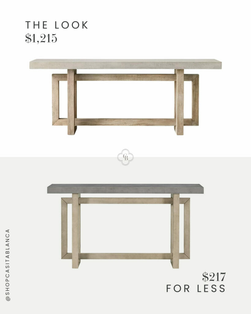 restoration hardware dupe look for less designer lookalike arhaus luxury looks for less restoration hardware lookalike amazon home decor restoration hardware heston console