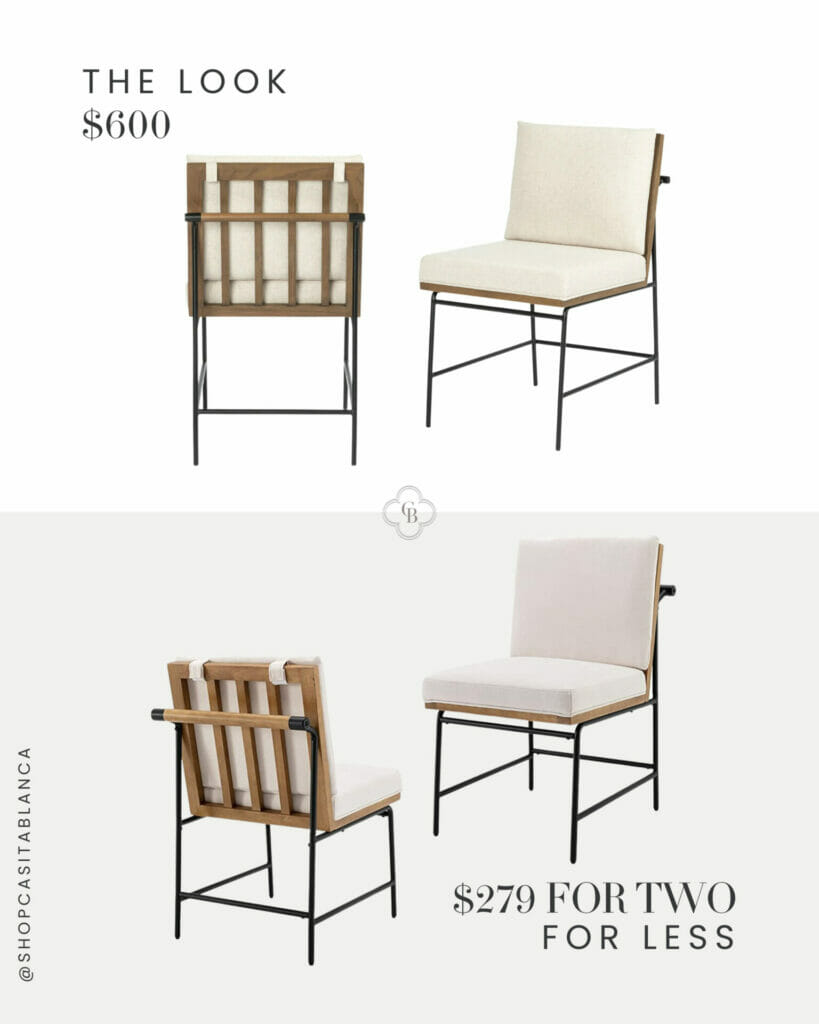 restoration hardware dupe look for less designer lookalike arhaus luxury looks for less restoration hardware lookalike amazon home decor studio mcgee dining chair