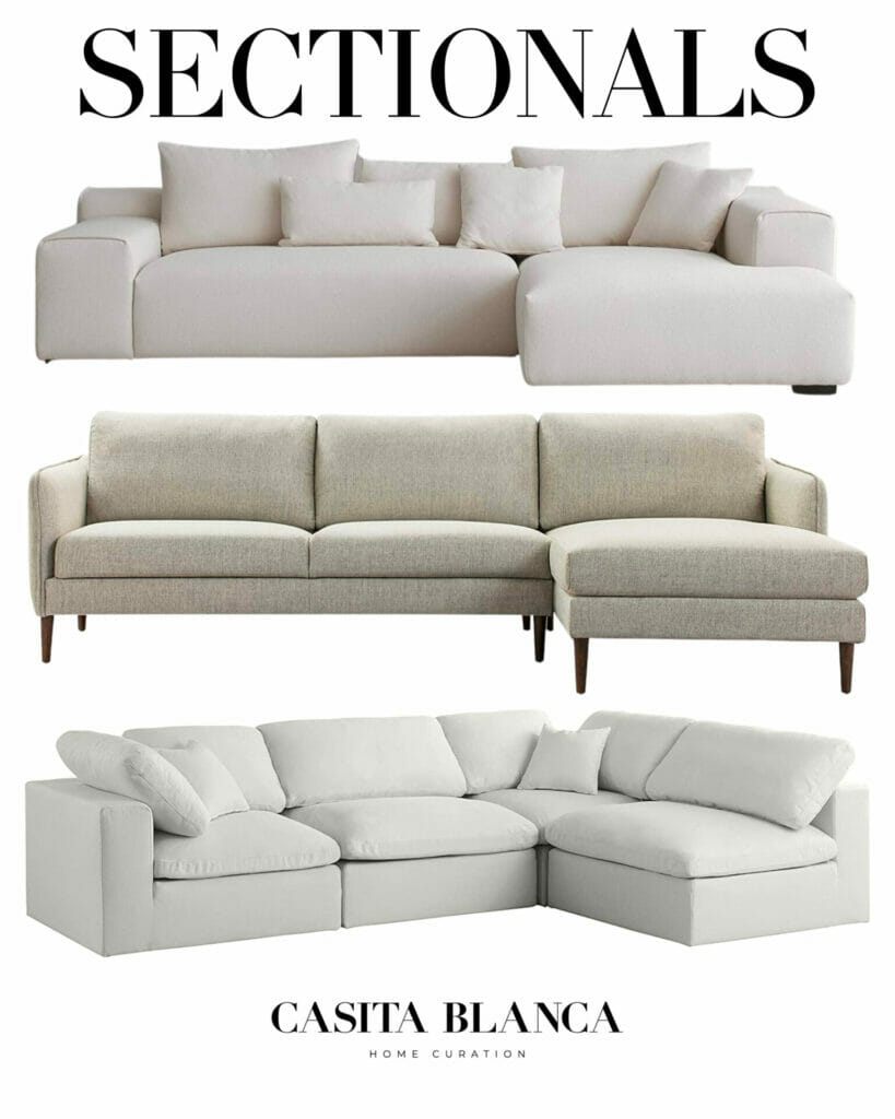 amazon budget friendly home decor designer lookalike inspired arhaus pottery barn west elm restoration hardware four hands interior design inspiration sectional cloud dupe