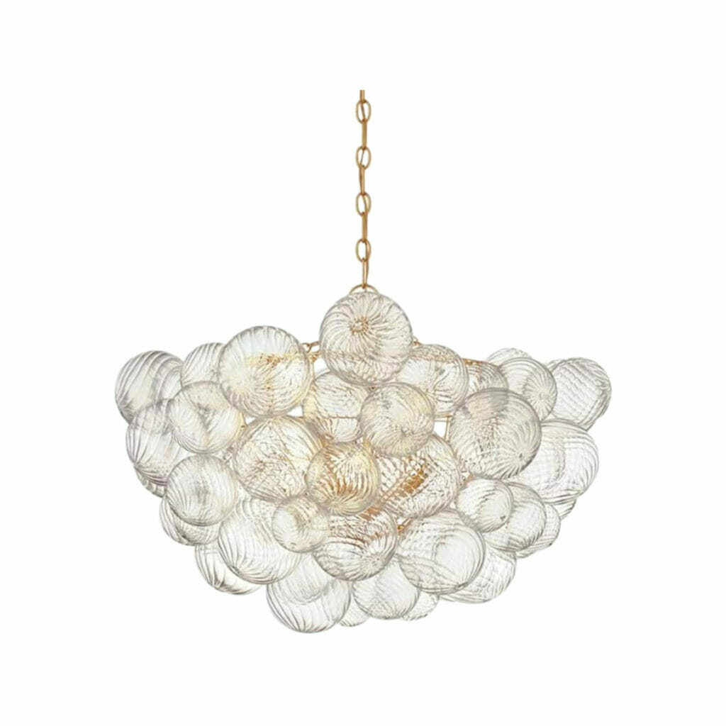 best selling amazon visual comfort bubble chandelier dupe affordable home decor