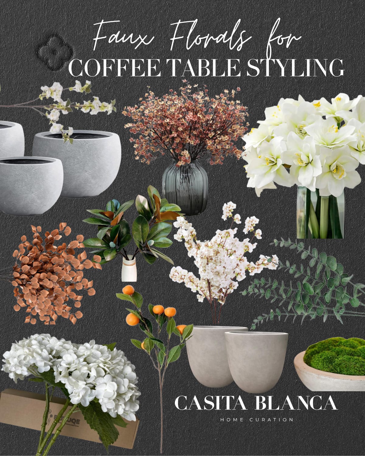 Coffee Table Styling | Fall Edition | #coffeetable #styling #fall #edition #fauxfloral #flowers #flowerarrangement #vase #planter #moss #autumn #fall