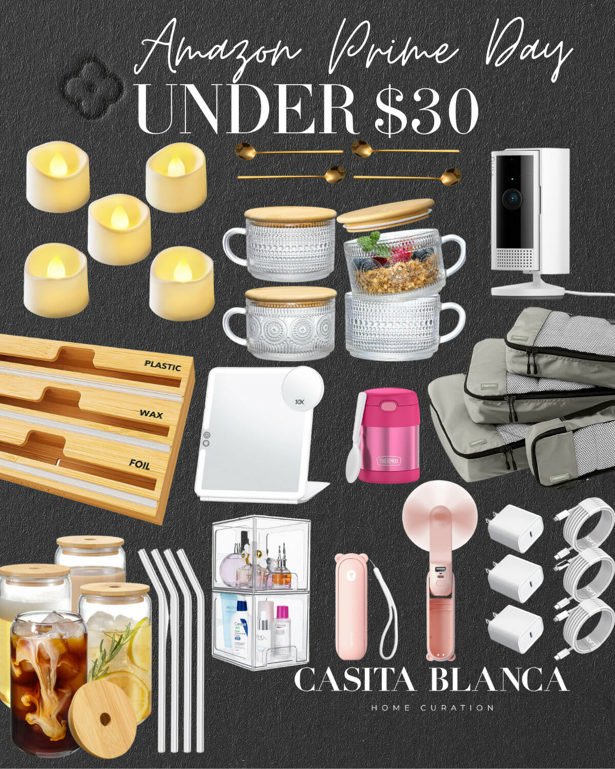 October Prime Day Exclusives 2023 | #october #primeday #exclusives #2023 #amazon #under30 #budgetfriendly #kitchen #glassware #fan #candles #charger