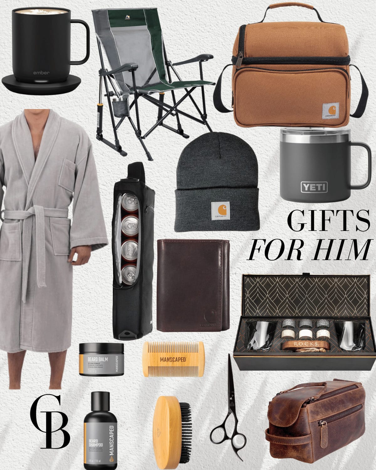 10 holiday gift guides everyone will love | #holiday #giftguide #christmas #giftideas #giftsforhim #giftsforhusband #sports #lounge #travel #camping #coffee