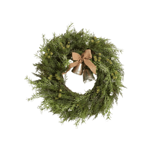 holiday home accents | #holiday #home #accents #holidayhome #holidaydecor #wreath #christmaswreath #ribbon