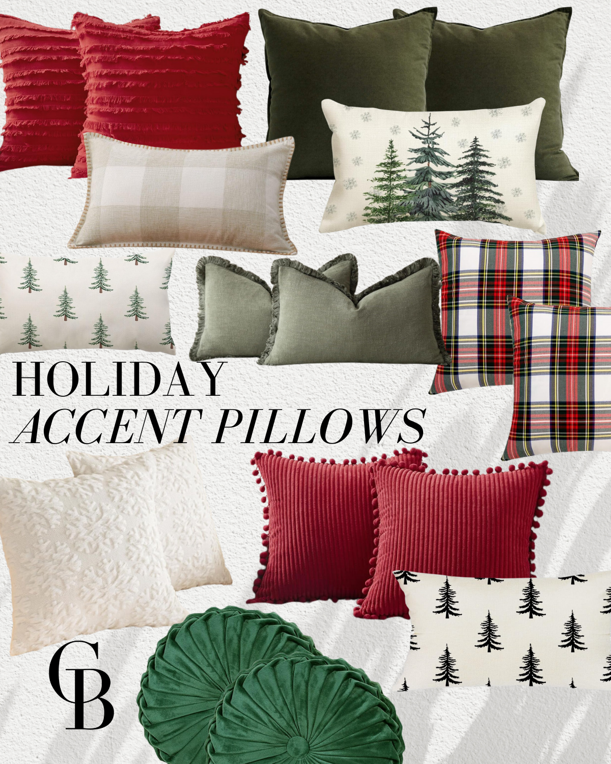 holiday home accents | #holiday #home #accents #holidayhome #holidaydecor #holidayhomedecor #pillows #holidaypillows #christmas #christmastree #livingroom #accent #couch