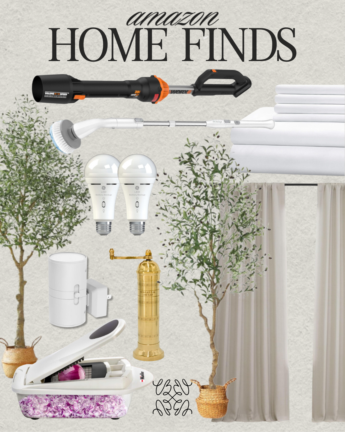 Most Loved Home Favorites | April 2024 Home, living essentials, home gadgets, best sellers, leaf blower, curtains, faux tree