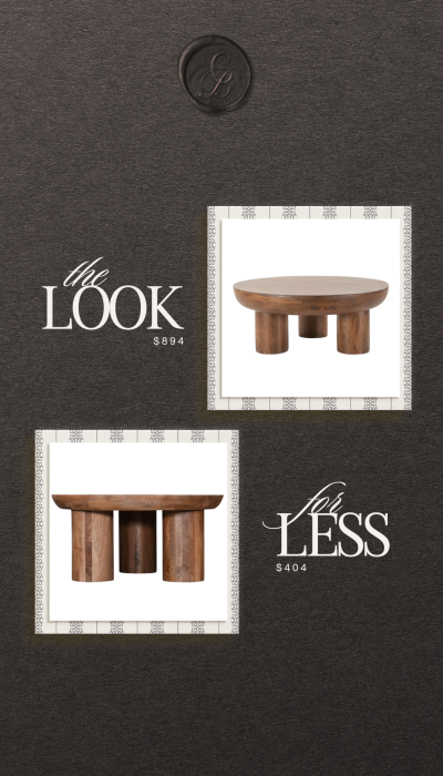 Get The Look | Coffee Table Styling​ pin, pin for later, save for later, coffee table, coffee table styling, home decor, designer home, designer look, table styling
