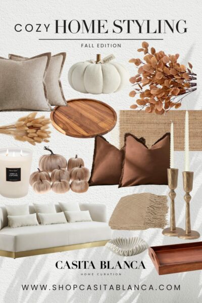 cozy home styling fall edition | #cozy #home #styling #fall #edition #furniture #pillow #pumpkin #candle